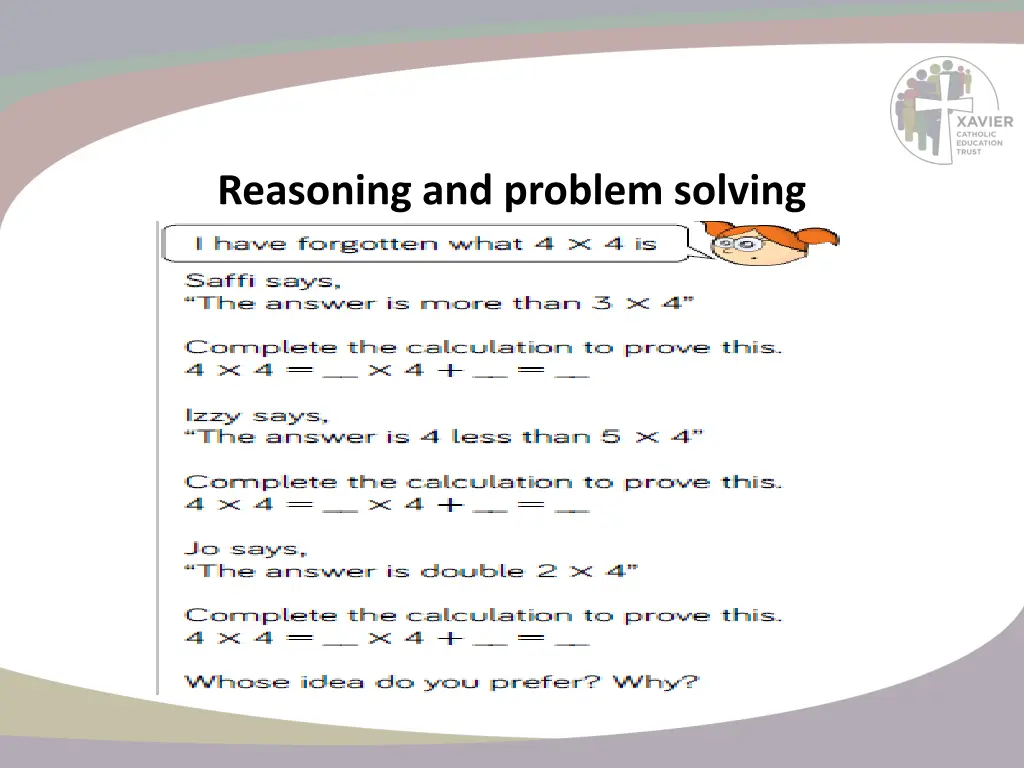reasoning and problem solving 13