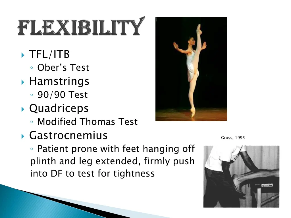 tfl itb ober s test hamstrings 90 90 test