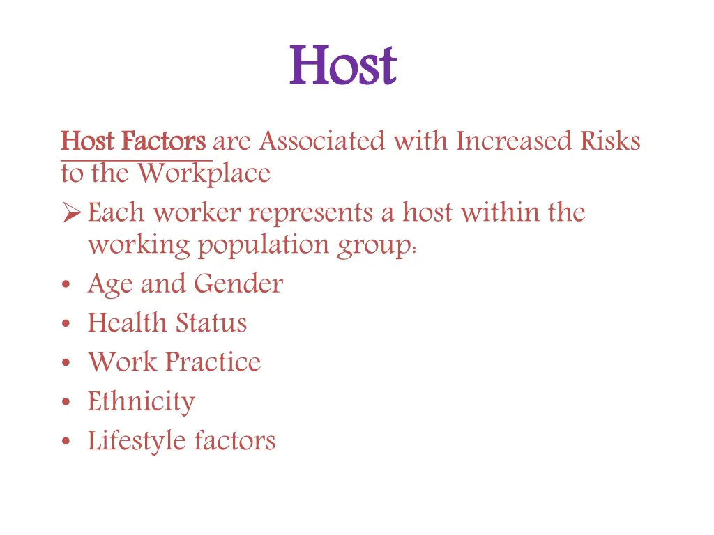 h host