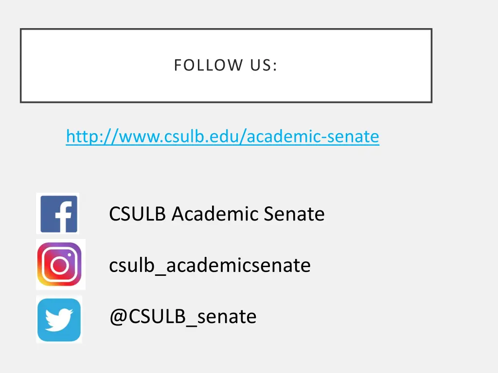 follow us