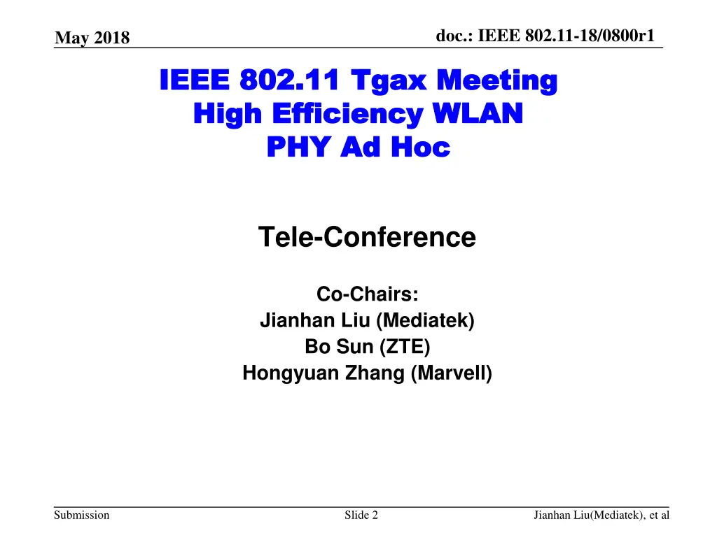 doc ieee 802 11 18 0800r1 tgax meeting meeting