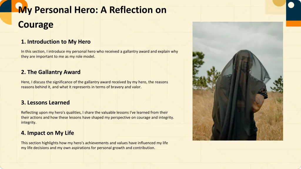 my personal hero a reflection on courage