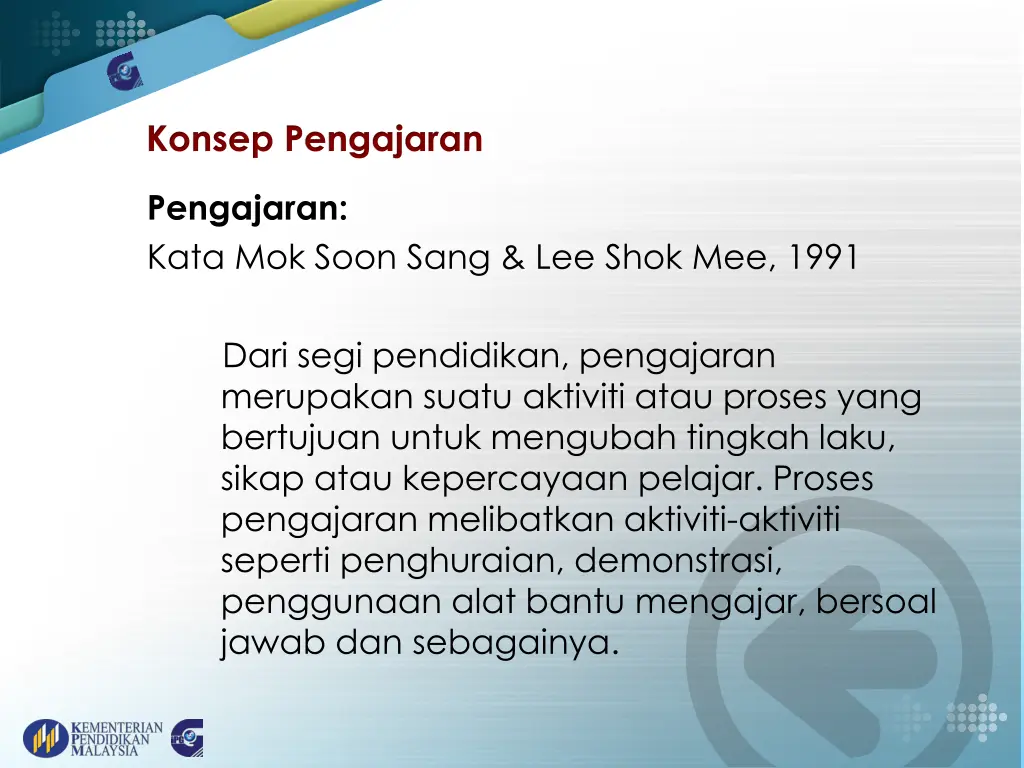 konsep pengajaran 1