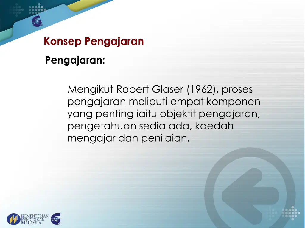konsep pengajaran