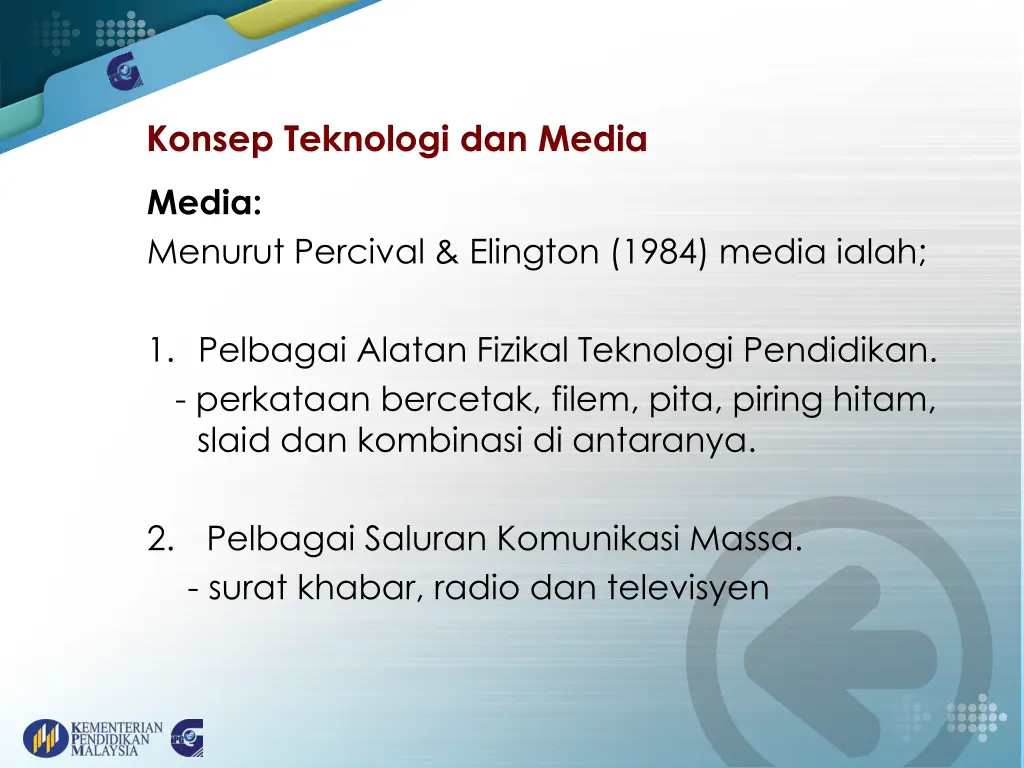 konsep teknologi dan media