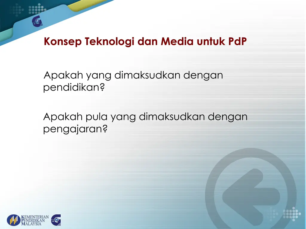 konsep teknologi dan media untuk pdp 1