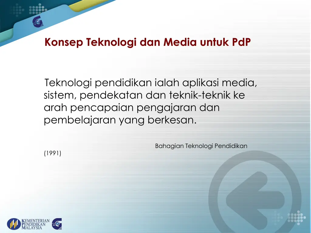konsep teknologi dan media untuk pdp 10