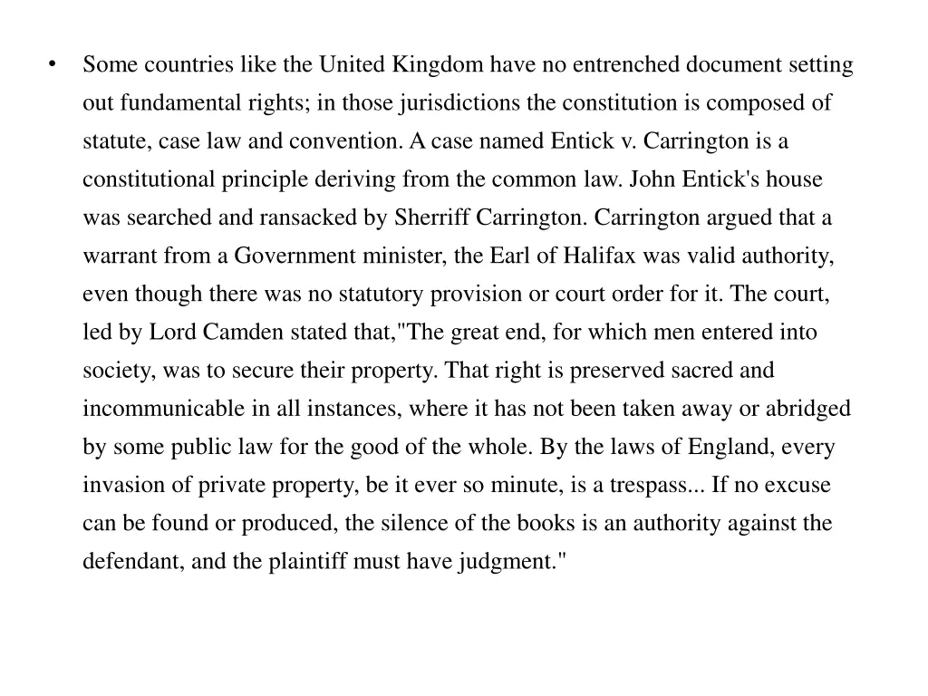 some countries like the united kingdom have