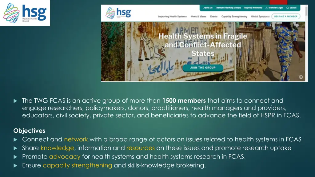 the twg fcas is an active group of more than 1500