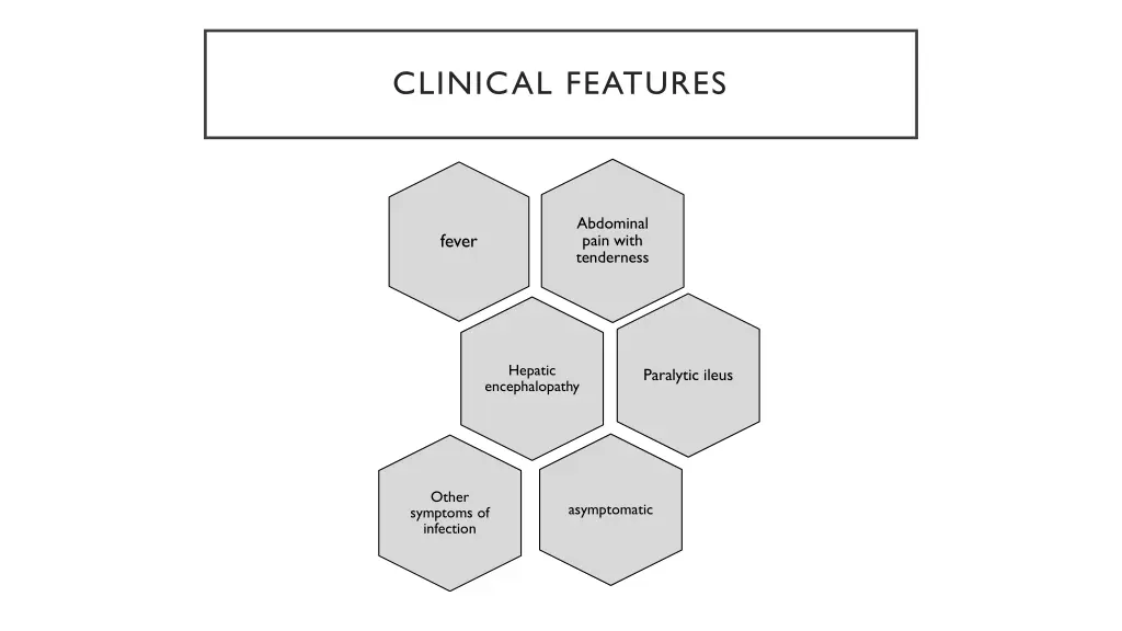 clinical features
