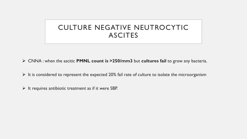 culture negative neutrocytic ascites
