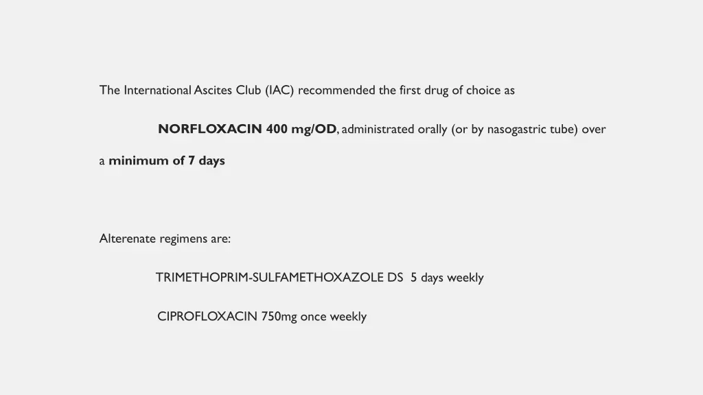 the international ascites club iac recommended