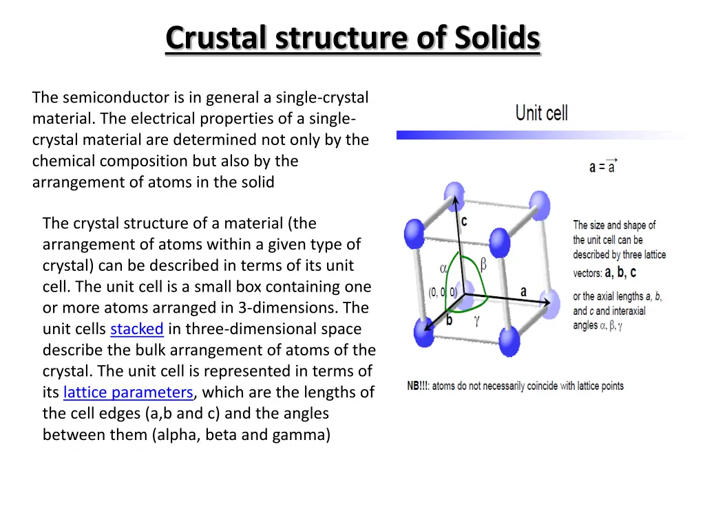 crustal structure of solids