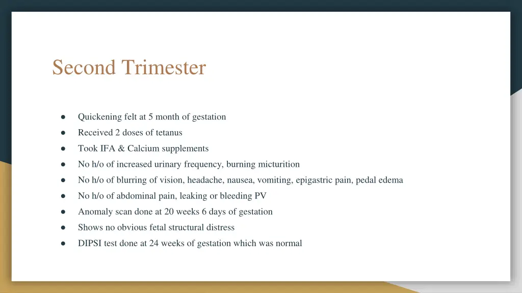 second trimester