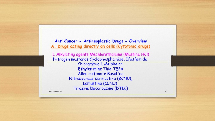 anti cancer antineoplastic drugs overview a drugs