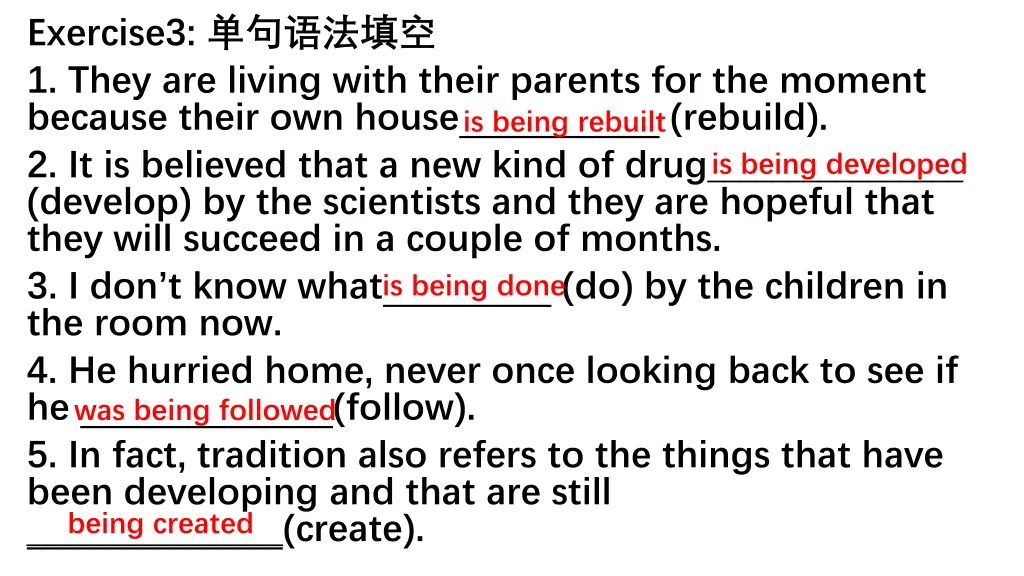 exercise3 1 they are living with their parents