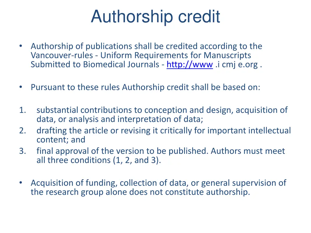 authorship credit