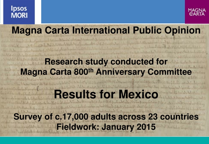 magna carta international public opinion