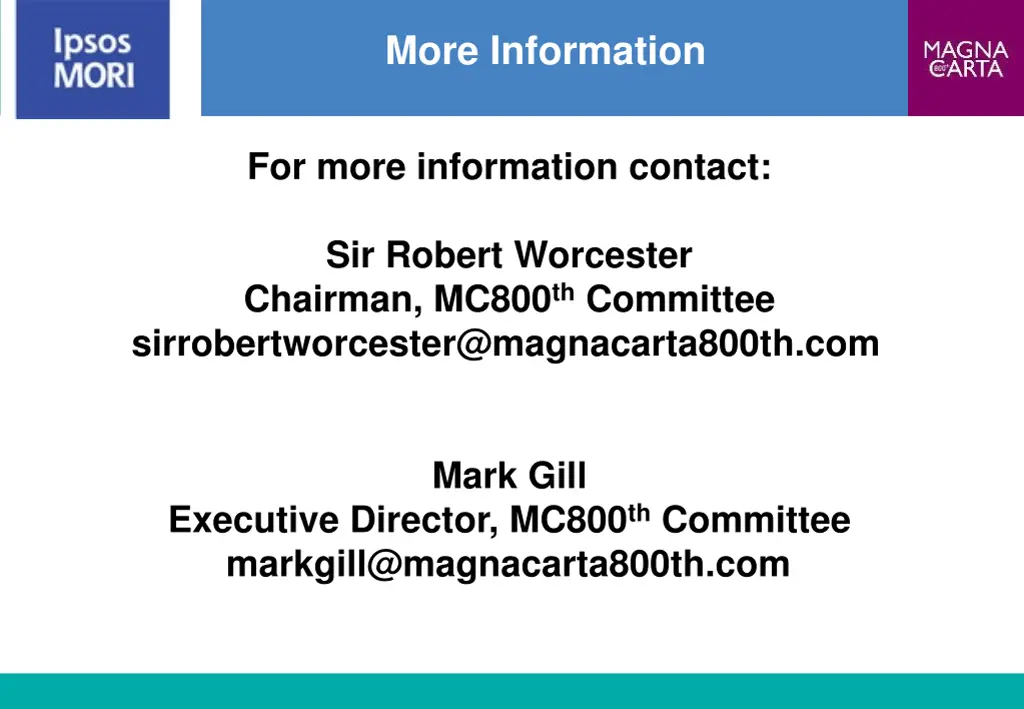 more information