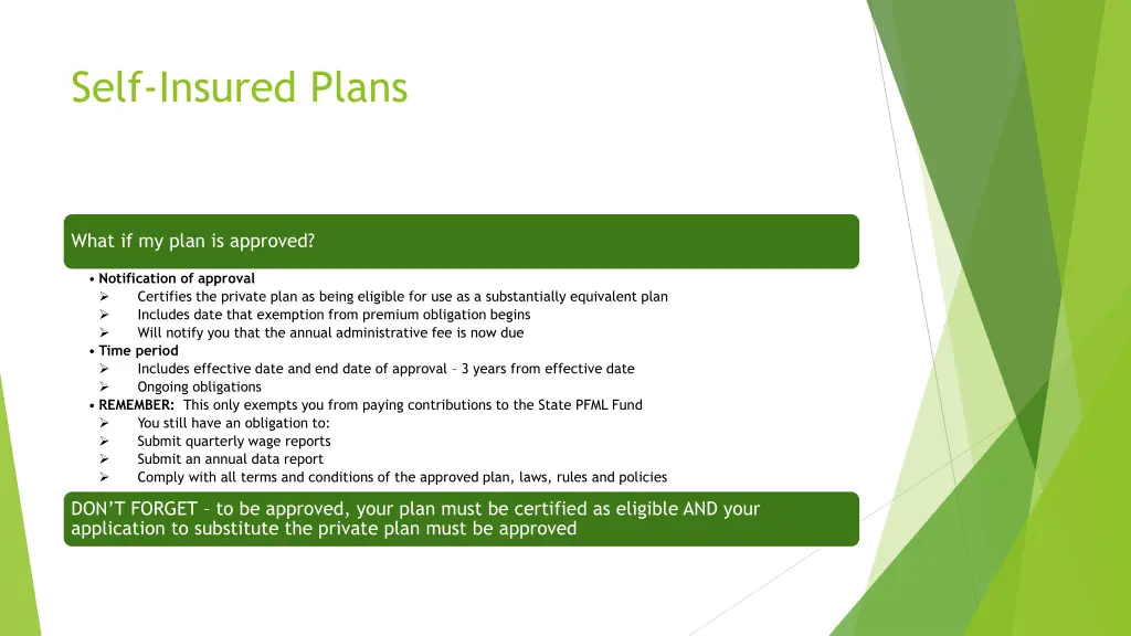 self insured plans 1