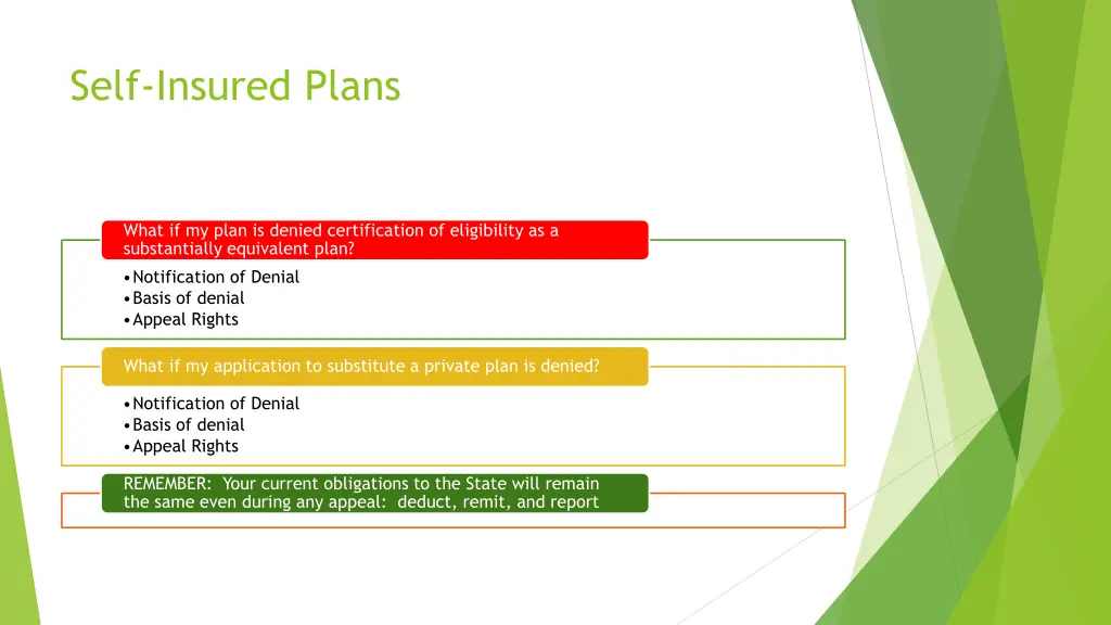 self insured plans 2