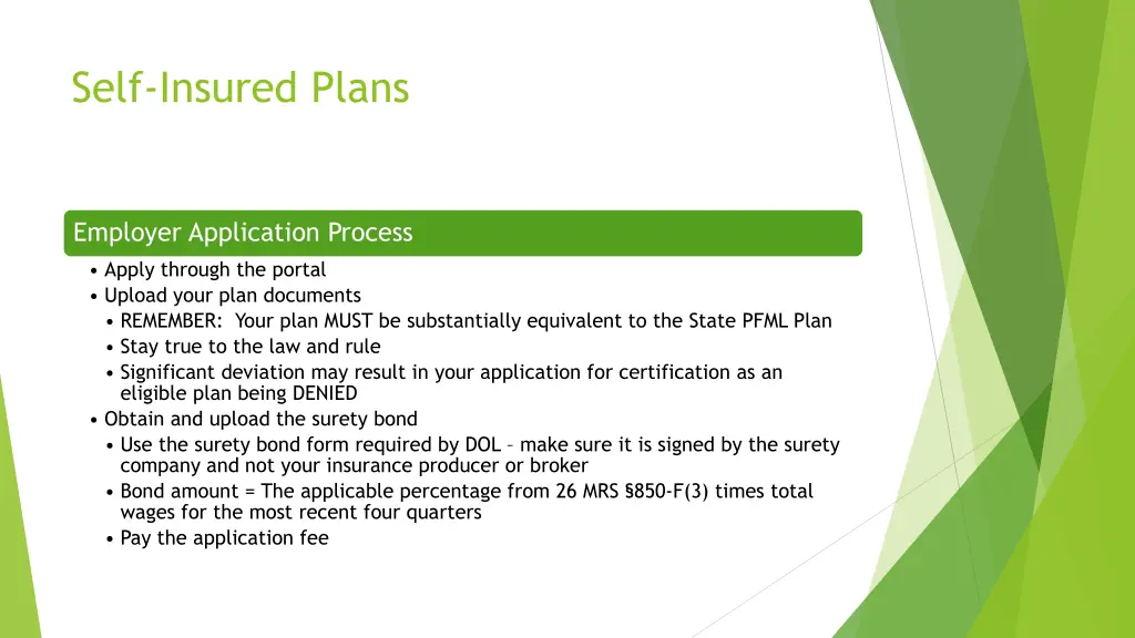 self insured plans