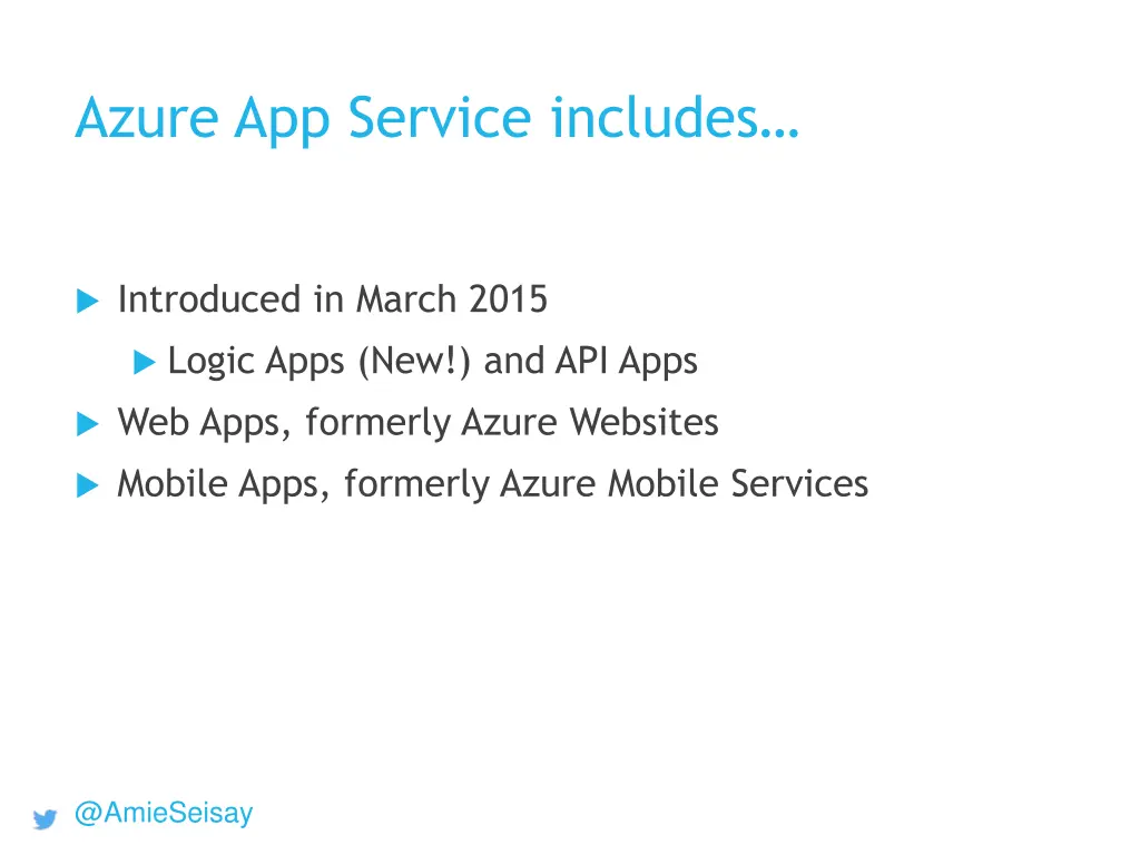 azure app service includes