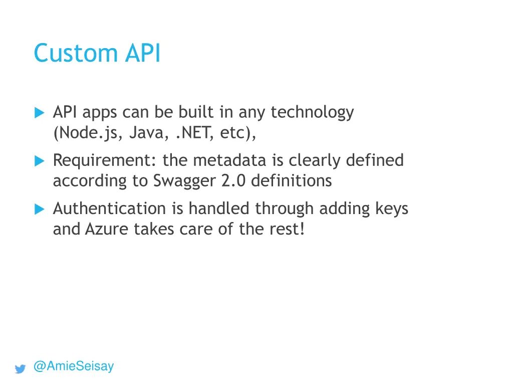 custom api