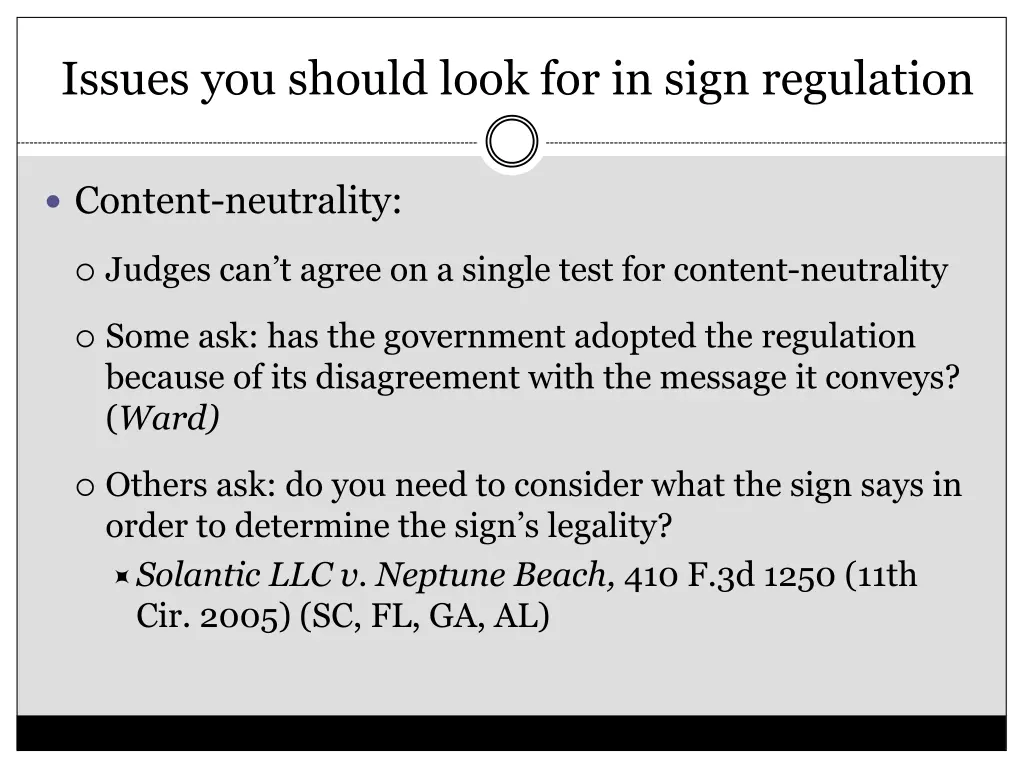 issues you should look for in sign regulation 2