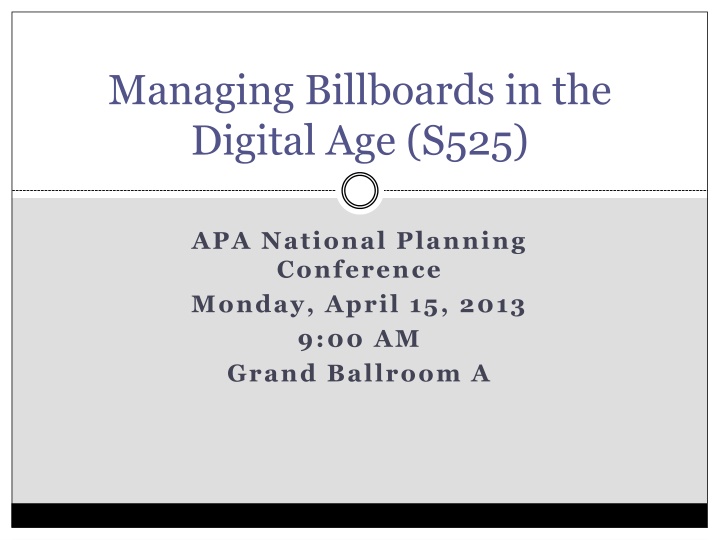 managing billboards in the digital age s525