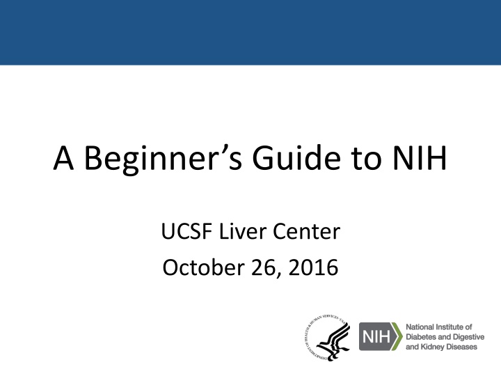 a beginner s guide to nih