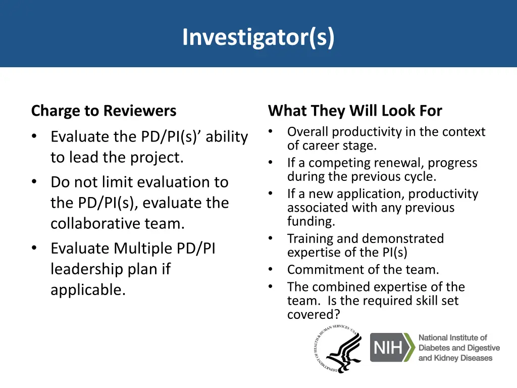 investigator s