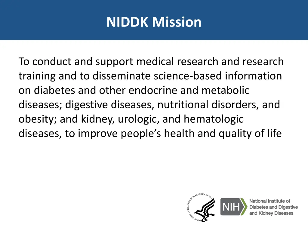 niddk mission