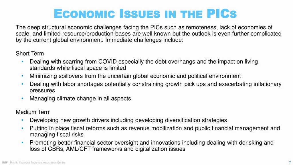 conomic i i ssues the deep structural economic