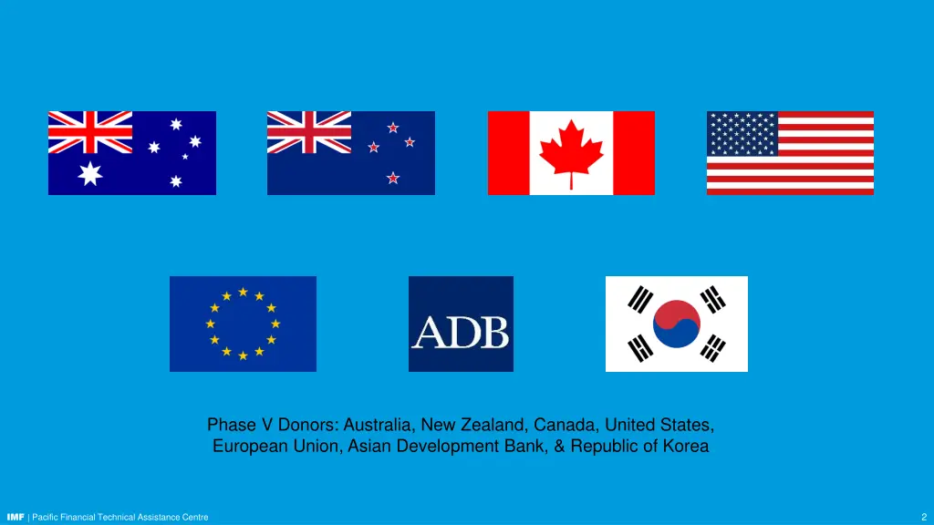phase v donors australia new zealand canada