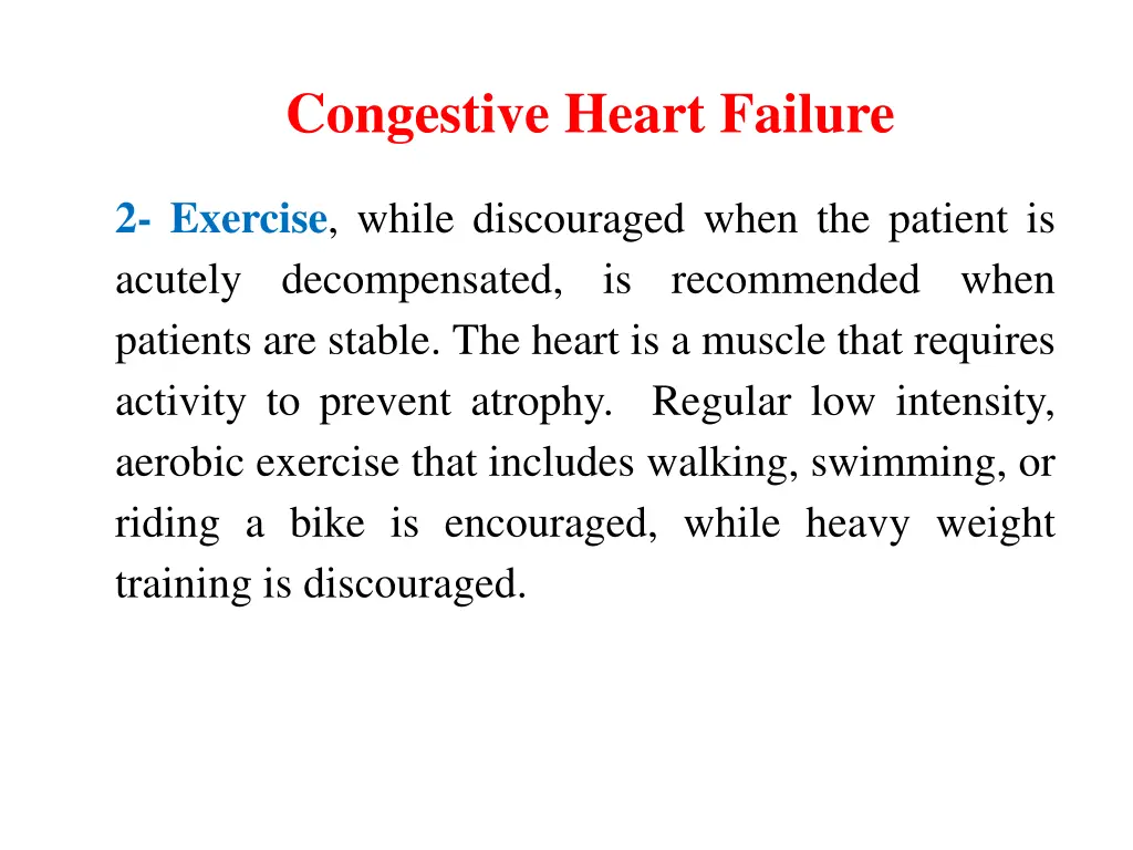 congestive heart failure 18