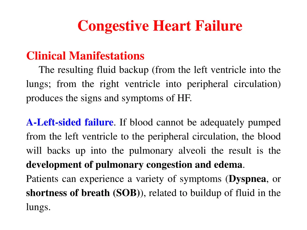 congestive heart failure 7