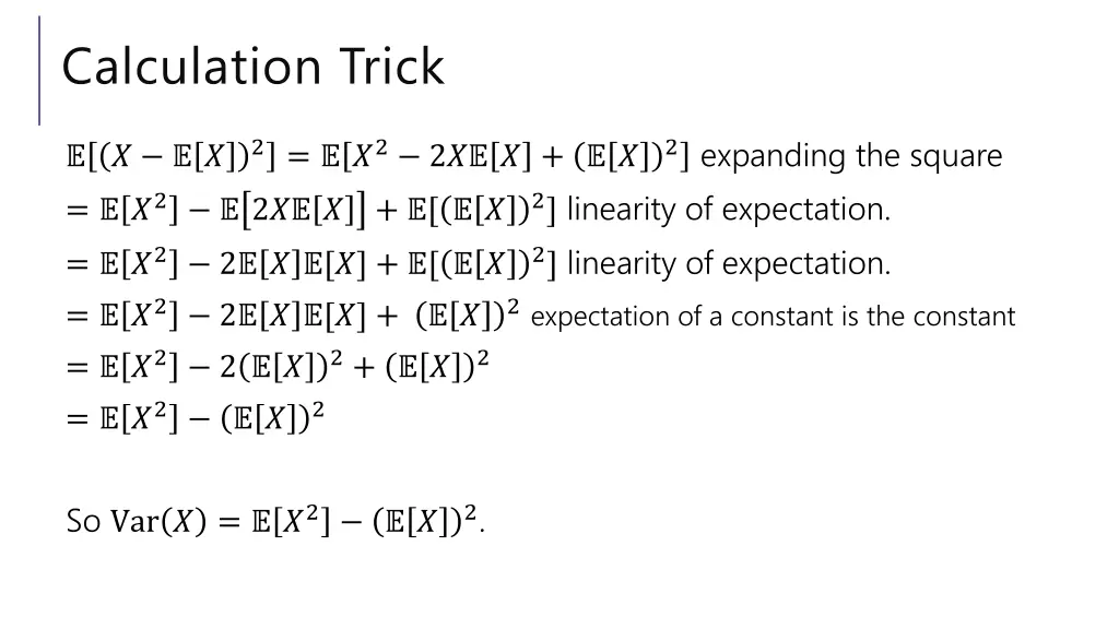 calculation trick