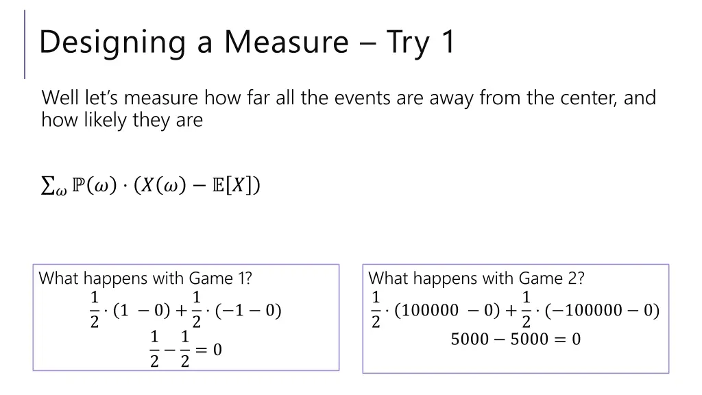 designing a measure try 1
