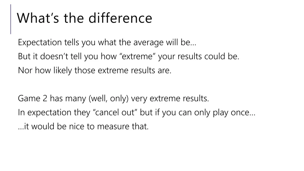 what s the difference