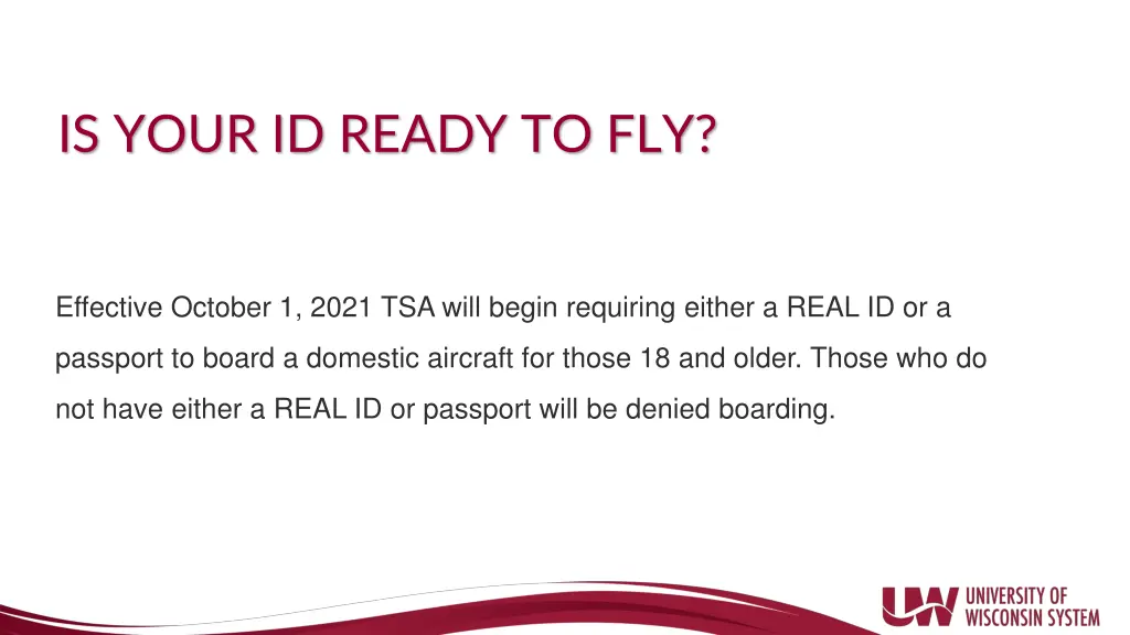 is your id ready to fly
