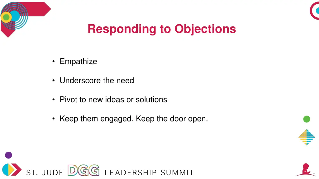 responding to objections