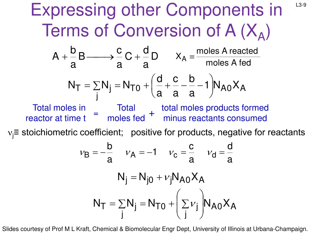 expressing other components in terms 1