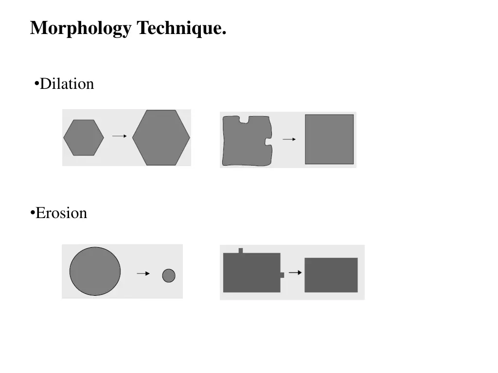 morphology technique