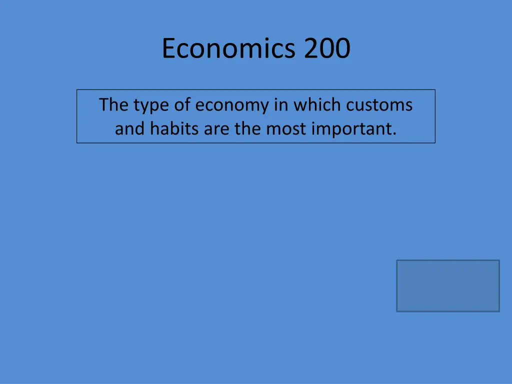 economics 200