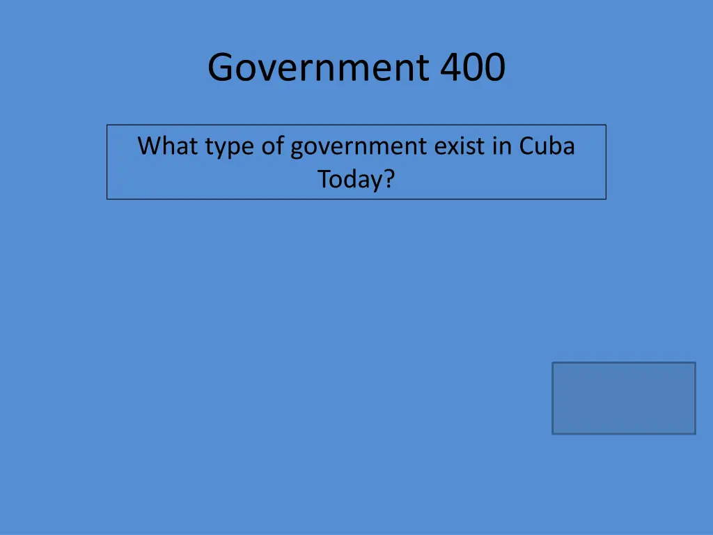 government 400
