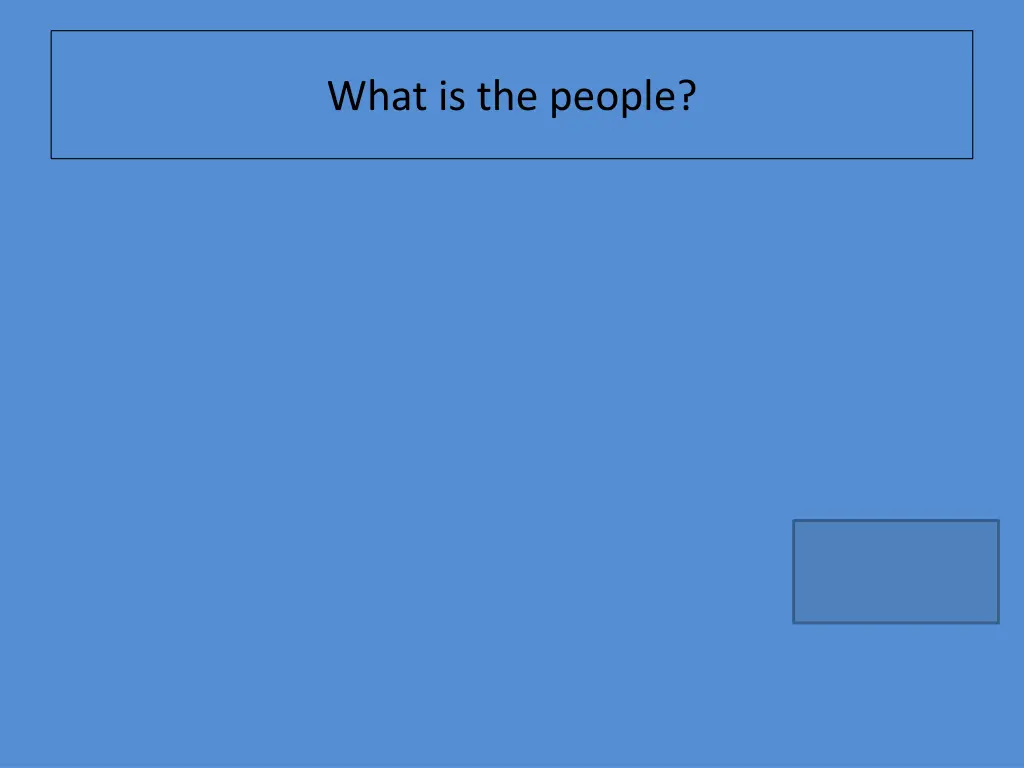 what is the people