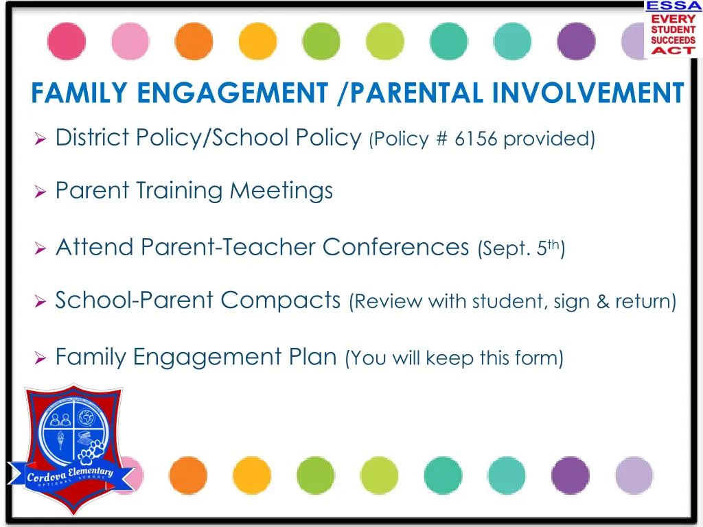 family engagement parental involvement
