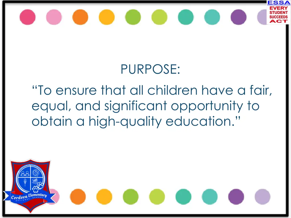 purpose