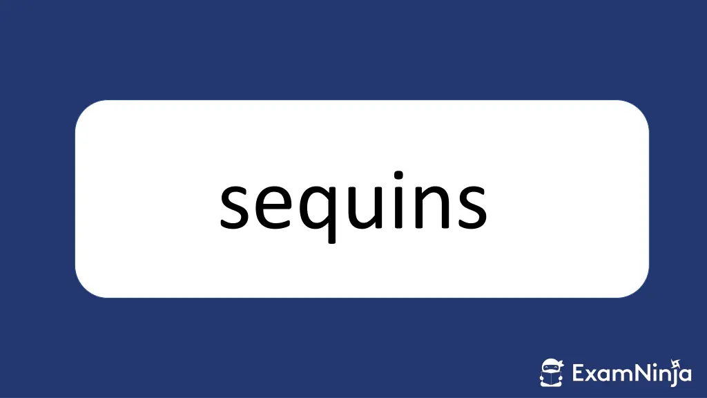sequins